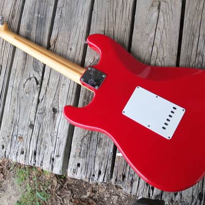 Fender Eric Clapton Artist Series Stratocaster with Lace Sensor Pickups 1988 - 2000 - Torino Red image 4
