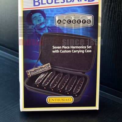 Hohner Blues Band Harmonica - Set - Keys C/D/E/F/G/A/Bb - In Case image 2