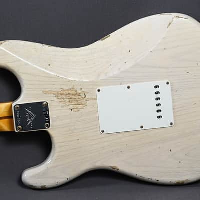 Fender Custom Shop Stratocaster 1957 Relic Aged White Blonde image 5