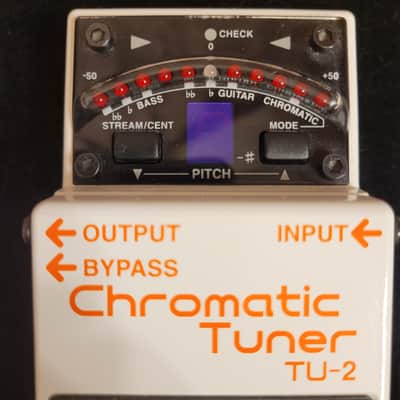 2000 Boss TU-2 Chromatic Tuner (Pink Label) Made in Taiwan - Vintage TU2 image 3
