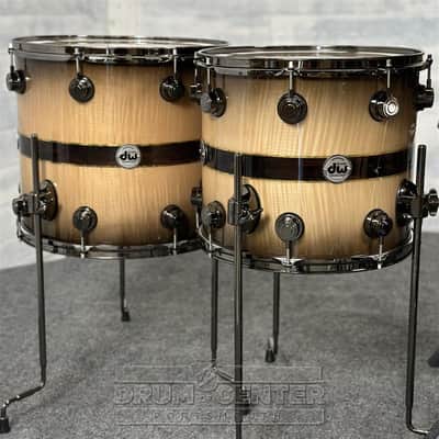 DW Collectors VLT 333 Maple 6pc Drum Set Sycamore Ziricote image 3