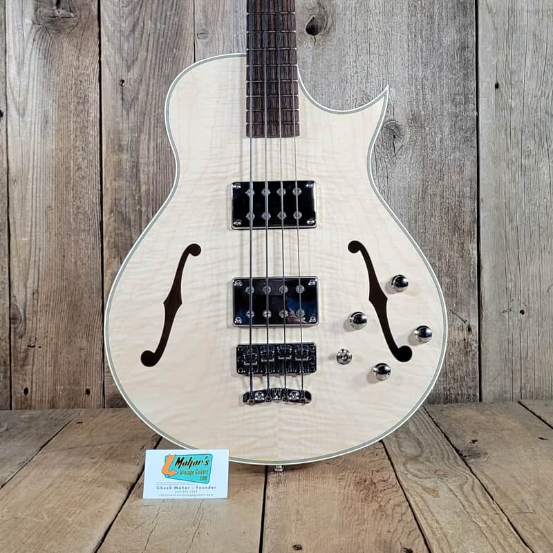 Warwick Star Bass II SC 2010 Germany Flamed Maple Satin w/ Orig Flight Case & Box - Natural image 1
