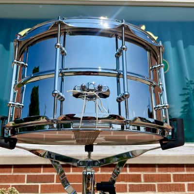 Ludwig Supralite 8x14 Steel Snare Drum LU0814SL image 7