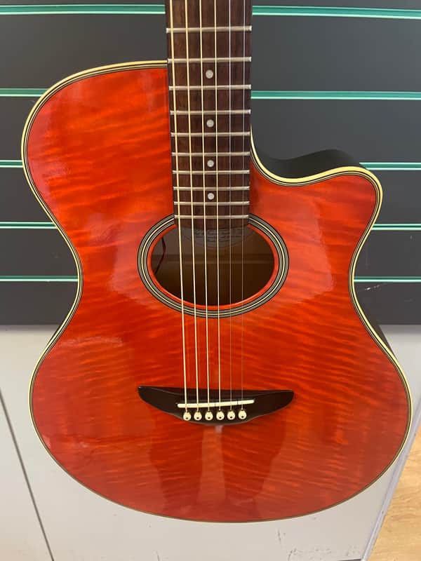 Yamaha APX-SPLI 1992 Transparent Amber Electro Acoustic Guitar