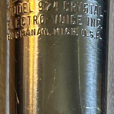 Rare 1950's Vintage Electro Voice 924 Crystal Microphone-working-Harp image 4