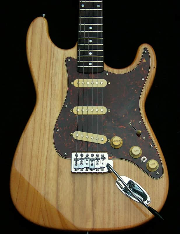 Haywire Customized Classic Feather-Light Strat Hand built in 2018 Natural Butterscotch Ash+7 sounds image 1