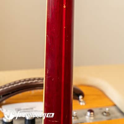 Guild Starfire V in Cherry Red with Rare Mahogany Body - 1965 image 21