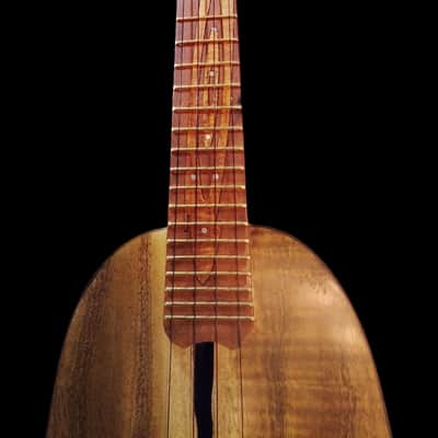 Solid Live Edge Koa Pineapple Concert Ukulele (SCJ - Jazz Hat # 145) image 7