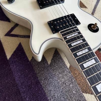 2022 Edwards by ESP E-LPC Les Paul Custom - White image 7