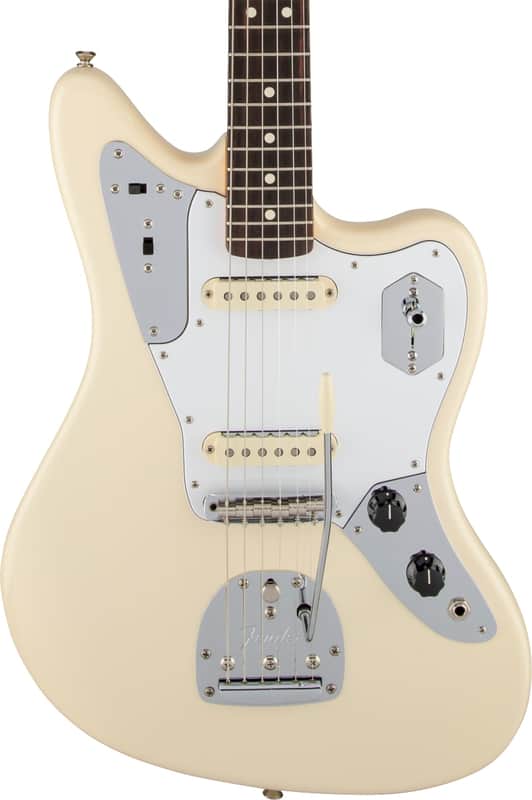 Fender Johnny Marr Jaguar RW Olympic White w/case image 1