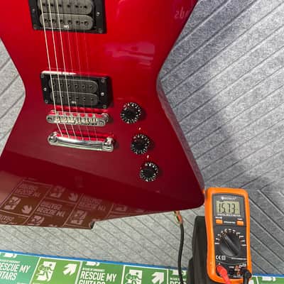 Ibanez DT-200 FR Destroyer CHERRY! Reissue 2005 In USA SkunkWerx Stage Ready SetupFire Red Metallic Vintage Case image 19