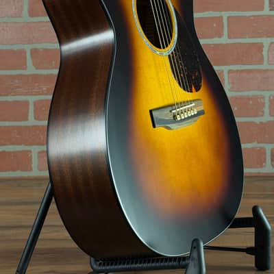 Martin Road Series OMC-10E Modern Burst Acoustic-Electric Guitar - 1935 Sunburst image 11