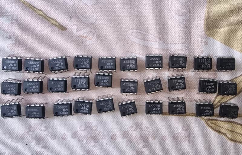 JRC 4558DD opamps  '80-'90 image 1