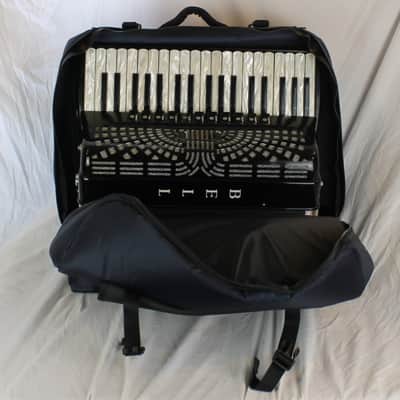 NEW Blue Fuselli Soft Case Gig Bag for Accordion 19.5" x 16.7" x 8" - M Fits Compact 37-96 Bass Accordions image 2