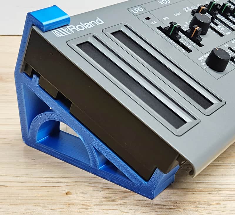 Electric Blue Color Stands For Roland Boutique A-01 D-05 VP-03 Synthesizers - Made in USA image 1