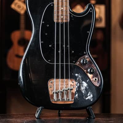 1978 Fender Mustang Bass black image 1
