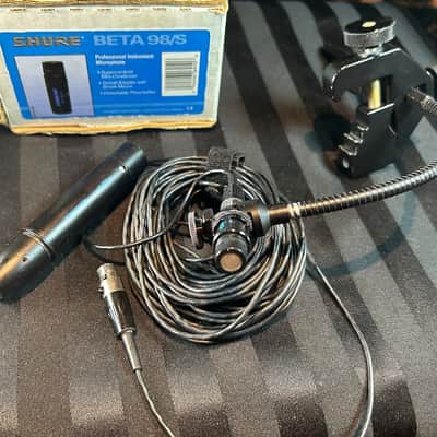 Shure Beta 98S Cardioid Small Diaphragm Condenser Microphone 2003 - Present - Black image 1