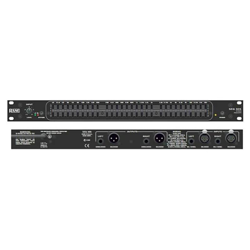 Rane SEQ30S Stereo 30-Band Graphic Equalizer image 1