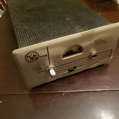 Viking RA72 Record Amplifier VU tube Reel to Reel preamp 1956 - Black and aluminum image 2
