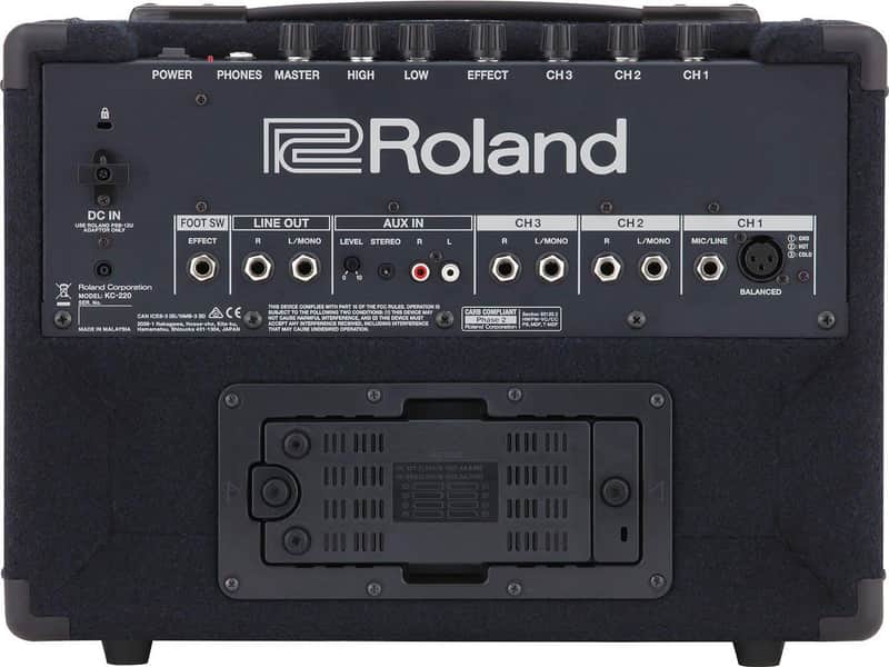 Roland KC-220 3-Channel 30-Watt 2x6.5" Keyboard Combo image 3