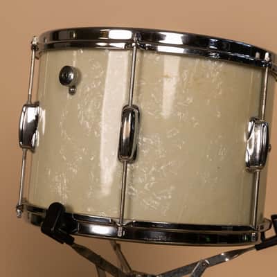 1960s Slingerland White Marine Pearl Drum Set image 7