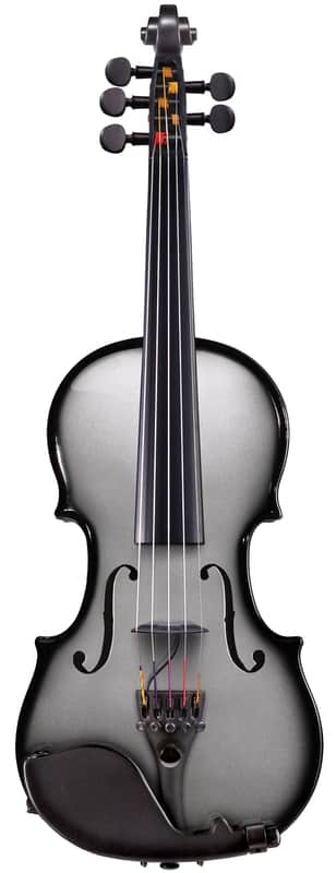 Glasser AEX Carbon Composite Acoustic Electric Viola 5-String 16" size 2020s - AEX Silver image 1