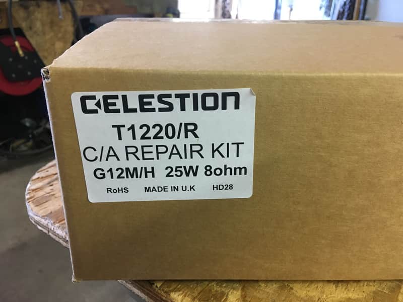 Celestion G-12-M/H Greenback Anniversary 8ohm drop-in Re-cone kit 2020s image 1