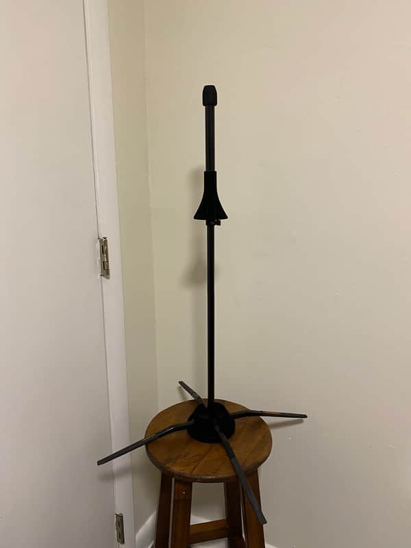 Hercules DS420B TravLite In-Bell Trombone Stand 2020's - Black image 1