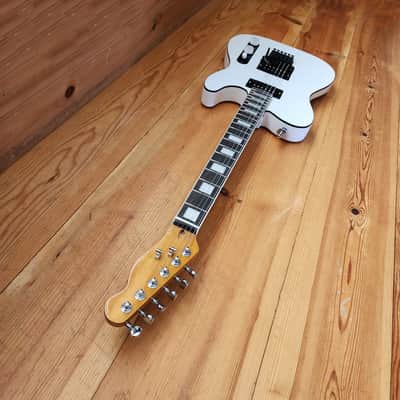 Carparelli Custom T-Style Electric Guitar – White Alder Body, Floyd Rose, Hand-Wound Humbuckers image 8