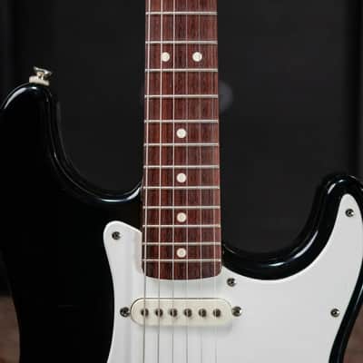 Fender MIM Stratocaster Electric Guitar - Black with Gig Bag - Used image 9