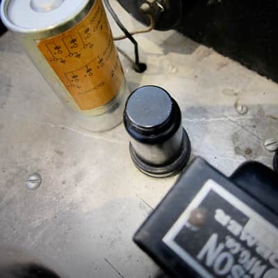 Western Electric Tube Vintage Amp Mono Power Amp Super Rare (2) Raytheon 2A3s Circa-1940s-Black Face Wooden Sides image 19