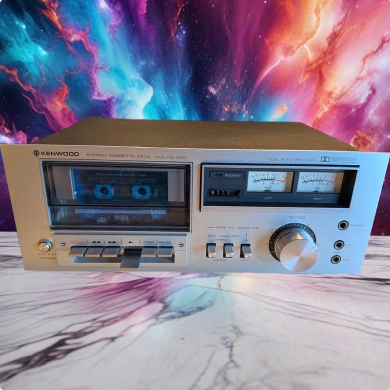 Vintage Kenwood Stereo Cassette Deck (Model KX-550) FULL FRESH SERVICING V RARE! image 1