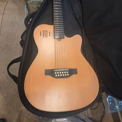 Godin A12 SG Solid Cedar Cutaway 12-String with Electronics 2010s - Natural Semi-Gloss image 5