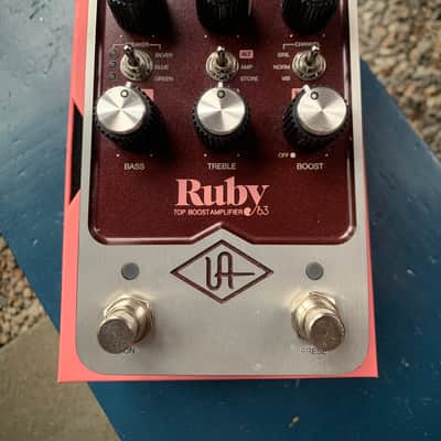 Universal Audio Ruby ’63 Top Boost Amplifier 2022 - Present - Ruby / Silver image 1