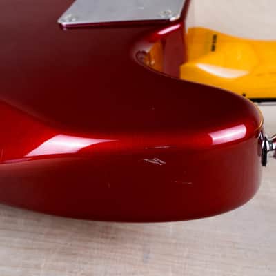 Fender Classic '70s Mustang MIJ 2016 Candy Apple Red Japan w/ Matching Headstock w/ Bag image 12