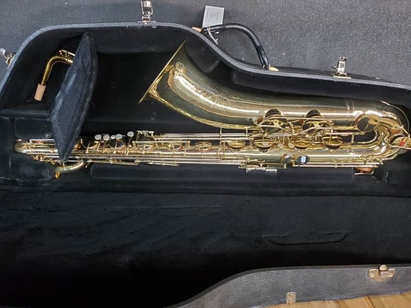 King Super 20 Bari Sax 1960 - Lacquered Brass image 1