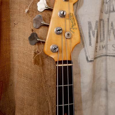 Fender Precision Bass 1960 - Red - Refin image 3