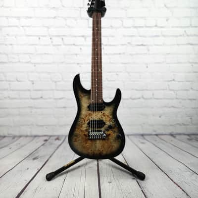 Ibanez Premium AZ427P1PB CK 7 String Electric Guitar Charcoal Black Burst image 1