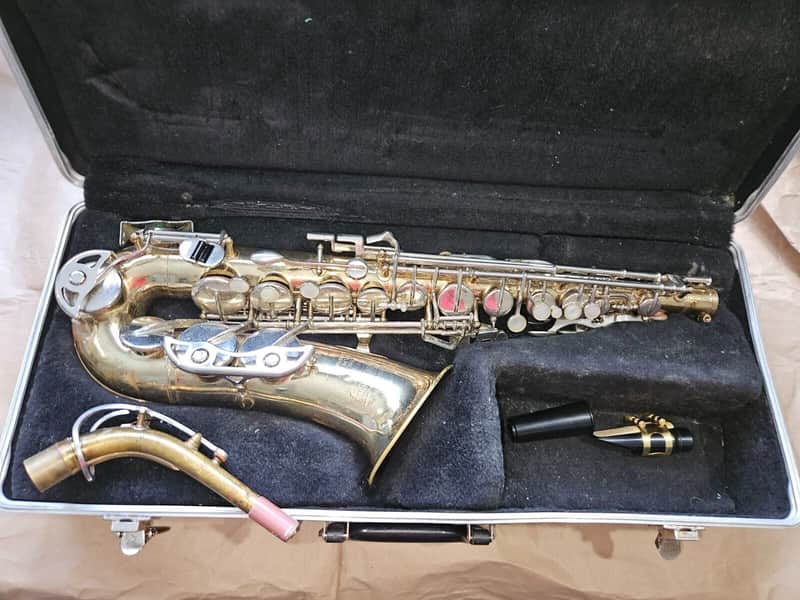Selmer Bundy-II Alto Saxophone Brass, USA, Good Condition, w/ case/neck/MP image 1