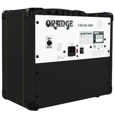 Combo Crush 20 Black + Reverb Orange image 3
