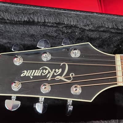 Takamine  EF341CE Acoustic Electric With Case  Black 1999 image 4