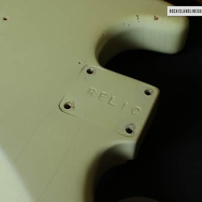 Fender Custom Shop 1960 Stratocaster Body - 2001 Relic Aged Olympic White image 10
