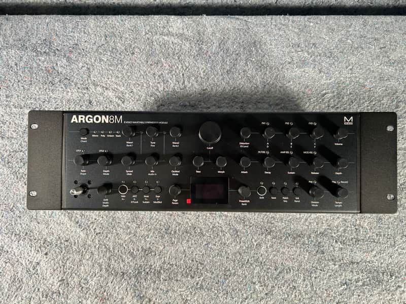 Modal Electronics Argon8M 8 Voice Wavetable Synthesizer Module 2020 - Grey image 1