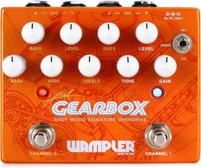 Wampler Gearbox Andy Wood overdrive / distortion guitar pedal image 1