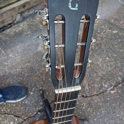 Jay Gordon Handmade Custom osage Orange Parlor Guitar image 6
