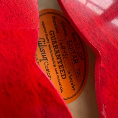 2026 Gibson Custom Shop ES-330 ‘62 - Cherry Red image 16