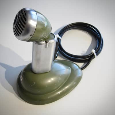 Shure 520-SL High Impedance Microphone Desk Mic Circa-1950s-Chrome & Black` image 4