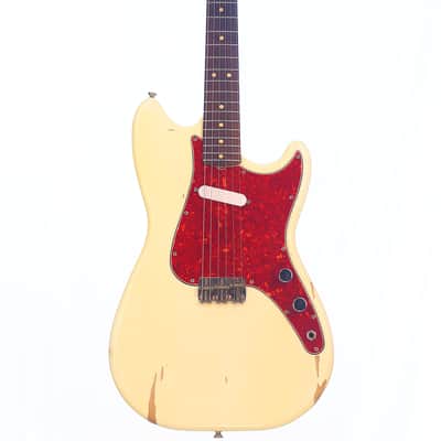 Fender Musicmaster with Rosewood Fretboard 1963 - Olympic White - Great Pre-CBS Electric Guitar - check video! image 1