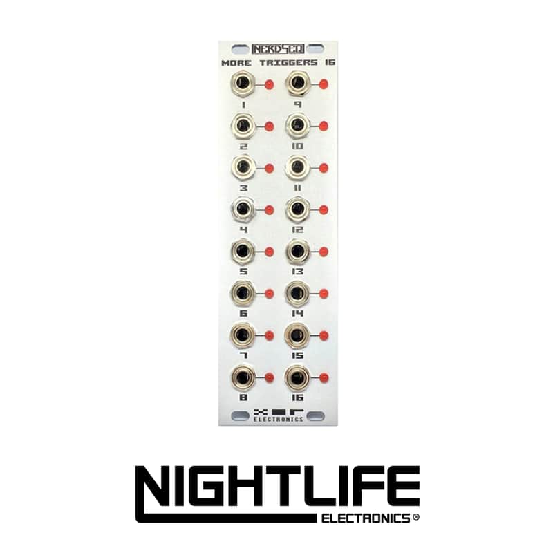 XOR Electronics NerdSEQ More Trigger 16 Expander - Silver image 1