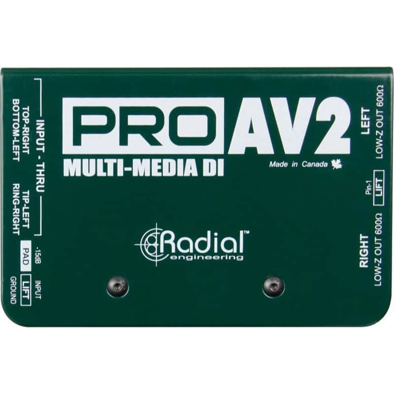 Radial Pro AV2 Stereo Multi-Media Direct Output Box image 1